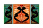 "Free" Triptych, © 2020 Marilyn E. Digital Media printed on Art Velvet Satin Paper (Wall Art)